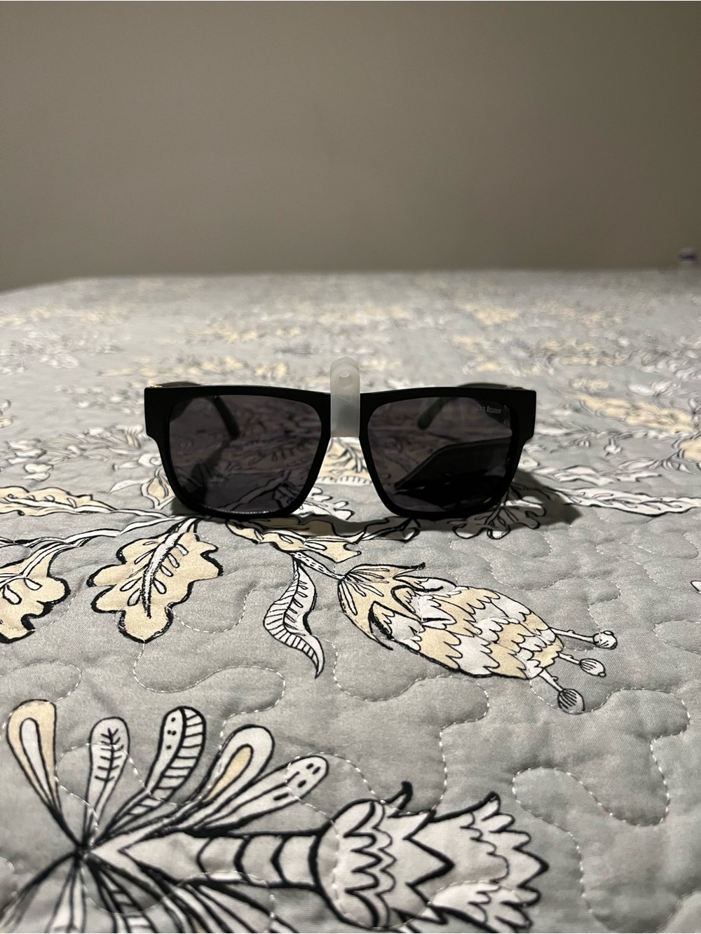 True Religion Men's Black Square Sunglasses